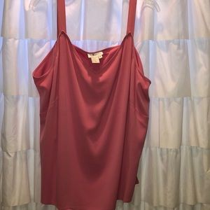 Cute V-neck silk tank!